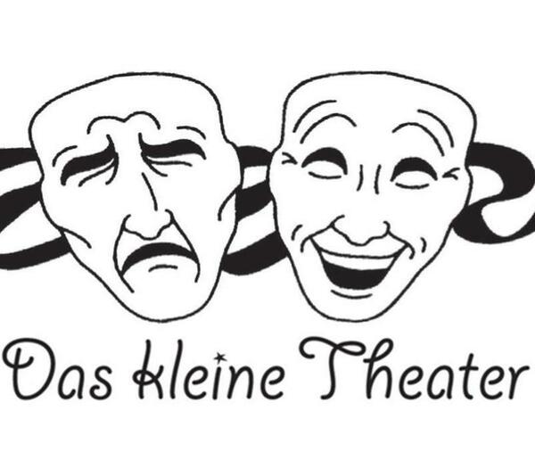 Dies ist das Logo des kleinen Theaters Hohenhameln. Zwei Theatermasken. Eine lächelnd, die andere traurig.