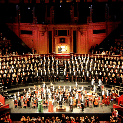 Der Kulturverein Hohenhameln auf einem Konzert in London.