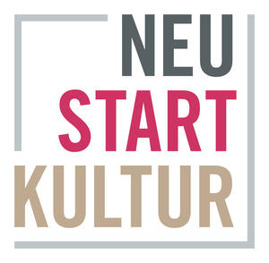 Auf diesem Logo steen die Worte "Neustart Kultur"