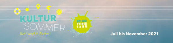 Das Internetbanner des Projektes Kultursommer 2021 der vom Juli bis November 2021 durchgefhrt wurde. 