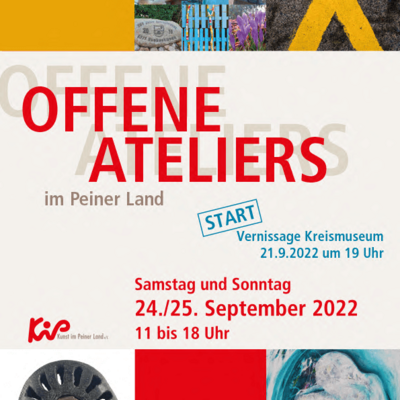 Das Plakat der Tage des offenen Ateliers 2022.